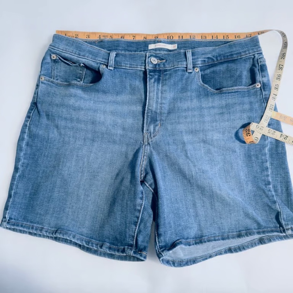 Blue Denim Shorts